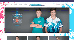 Desktop Screenshot of personalitees.com.au